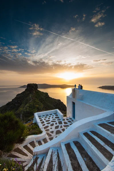 Punktu widzenia wyspa Santorini — Zdjęcie stockowe