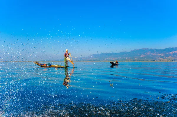 缅甸茵莱湖 — 图库照片