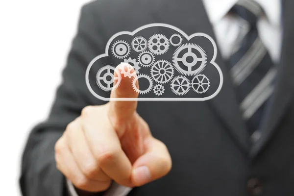 Running your business in cloud — Stock Photo, Image