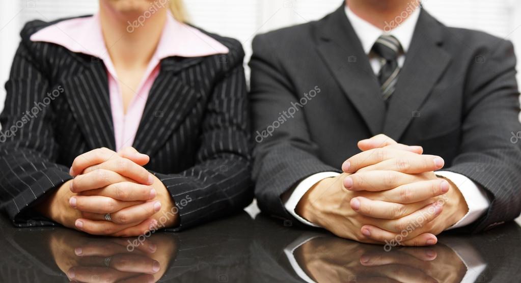 Managers are interviewing candidate for job