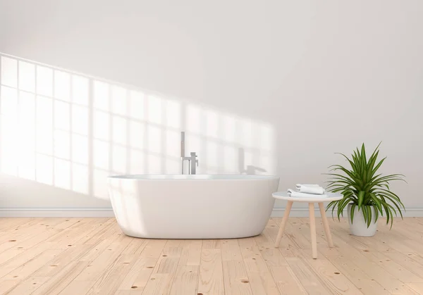 Baño Bañera Interior Para Maqueta Representación —  Fotos de Stock