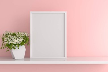 Resim çerçeve modellemeli çiçek, 3B oluşturma