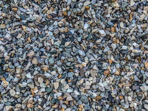 Gray Pebbles Stones Texture Background Pattern Stones Construction Rocks Grey — Stock Photo, Image