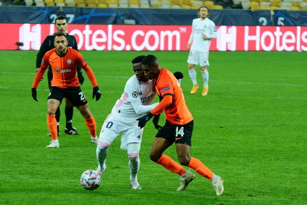 Players Real Madrid Shakhtar Donetsk Action Uefa Champions League Group — Stock Photo, Image