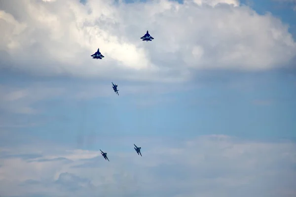 Zhukovsky Moscow Region Russia July 2021 Airplanes Show Open Air — стокове фото