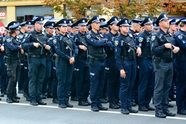 Kyiv Ukraine August Ukrainska Väpnade Styrkor Deltar Repetition Militär Parad — Stockfoto