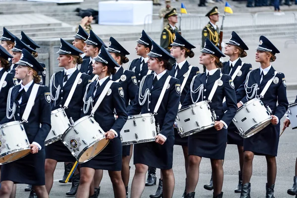 Kiew Ukraine August 2021 Einheiten Der Ukrainischen Streitkräfte Nehmen Einer — Stockfoto