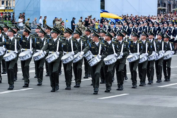 Kiew Ukraine August 2021 Einheiten Der Ukrainischen Streitkräfte Nehmen Einer — Stockfoto