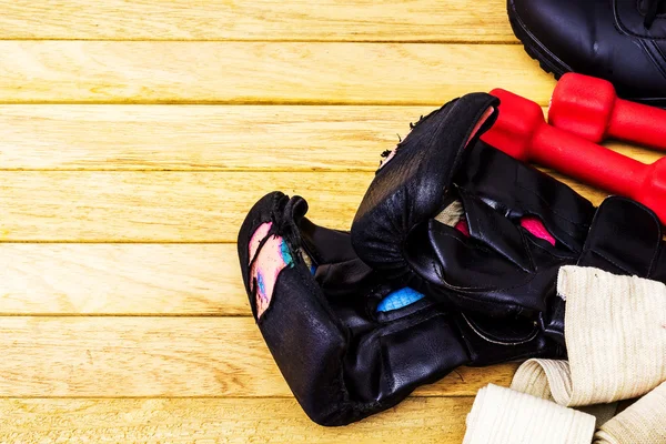 Equipamento desportivo para artes marciais — Fotografia de Stock