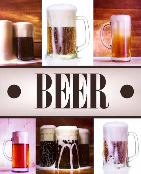 Beer poster — Stock Photo, Image