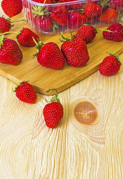 Mogna jordgubbar — Stockfoto