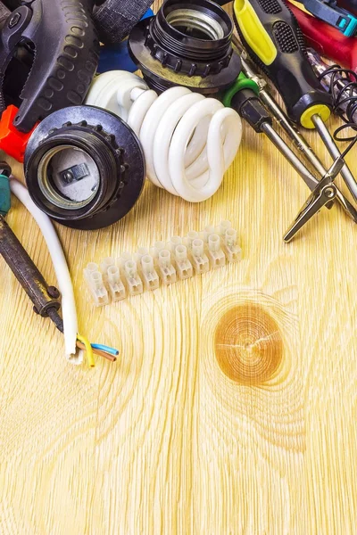 Tools for fixing wiring — Stock Photo, Image