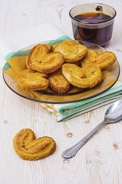 Biscotti e tè — Foto Stock