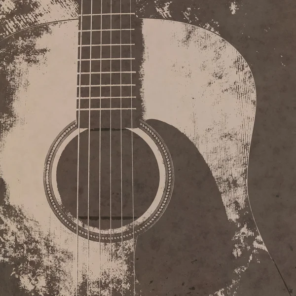 Grunge background guitar — Stock Photo, Image