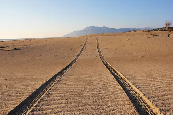 Road in desert — Stock Photo, Image