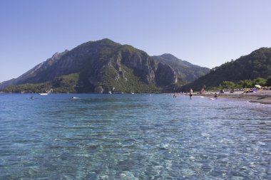 Çıralı, Türkiye sahillerinde kumsalda