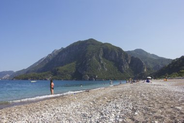 Çıralı, Türkiye sahillerinde kumsalda