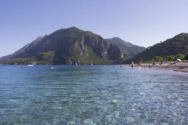 Plaża w Çıralı, Riwiera turecka — Zdjęcie stockowe