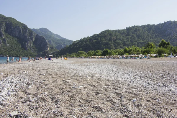 在希拉里，土耳其里维埃拉海滩 — 图库照片