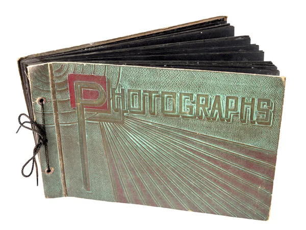 Vintage Art Deco Periodo Album fotografico in piedi — Foto Stock
