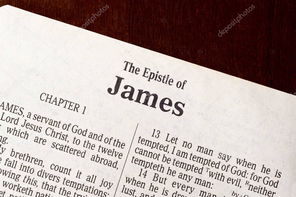 This is the King James Bible translated in 1611.  There is no copyright.  Title Page To The Epistle of James