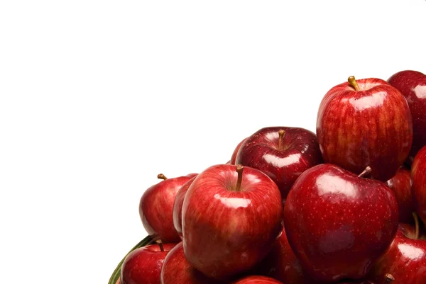 Big and Small Red Apples on White Stock Photo - Image of juicy, large:  22041200