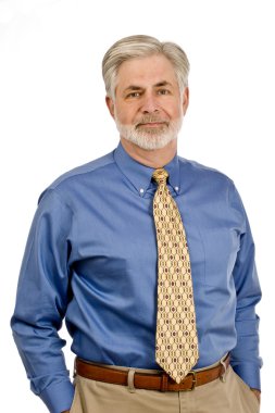 Neşeli rahat işadamı