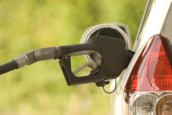 Felvásárlási benzinfrakciók zár-megjelöl szemcsésedik — Stock Fotó