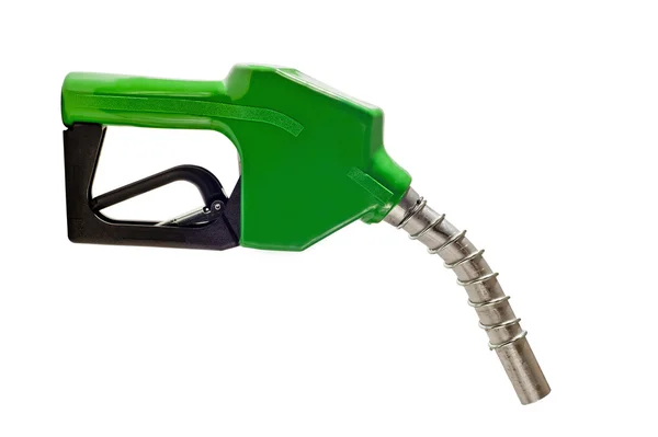 Pompa carburante in verde — Foto Stock