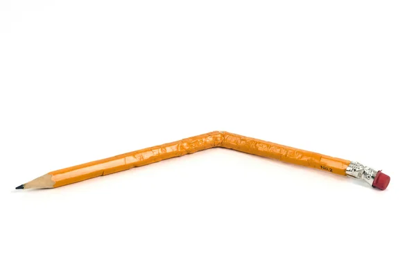 Roto y masticado lápiz aislado —  Fotos de Stock