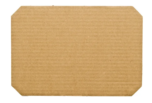 Corregated Cardboard Blank Background — Stock Photo, Image