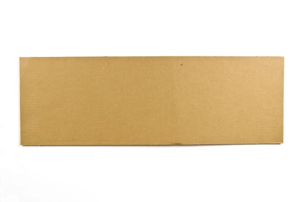 Long Piece of Blank Cardboard — Stock Photo, Image