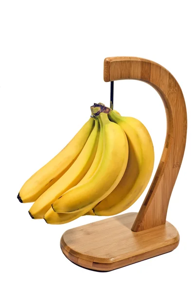 バナナのフックにバナナの束 — ストック写真