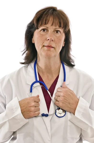 Exhausted or Exasperated Doctor — Stock Photo, Image