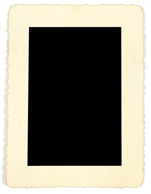 Antika fotoğraf çerçevesi Deckle kenarları