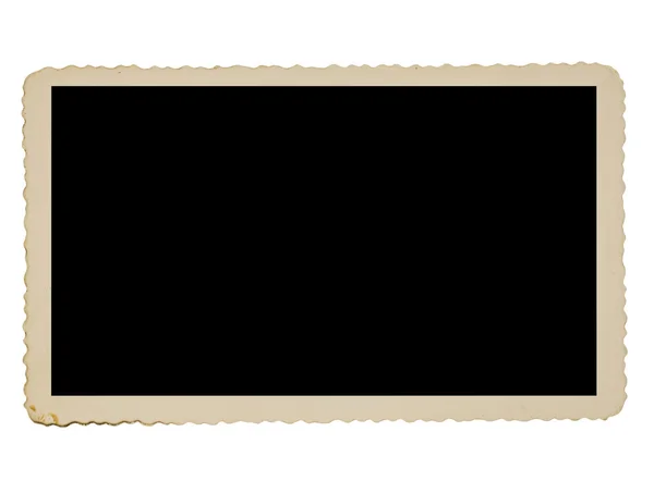 Eski Deckle ucu keskin Retro fotoğraf kenarlığı