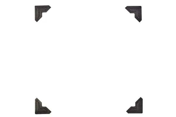 Siyah fotoğraf köşeleri kare biçiminde