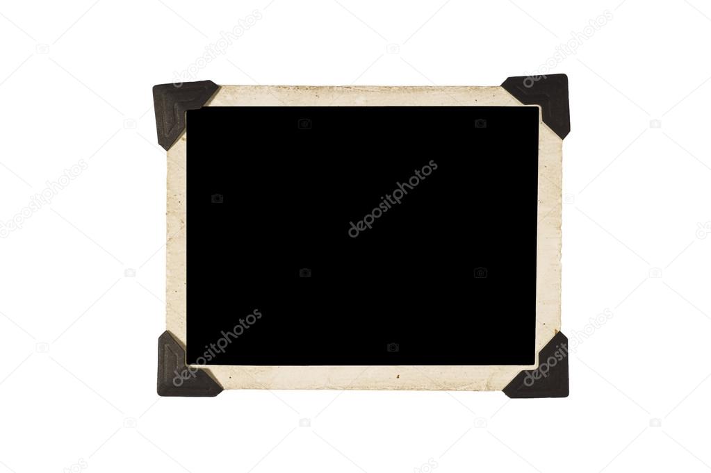 Dirty Old Photo Frame With Corners