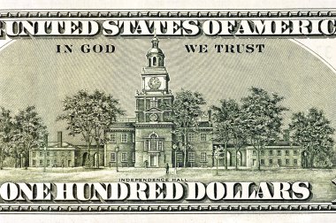 Arka yüz dolarlık banknot