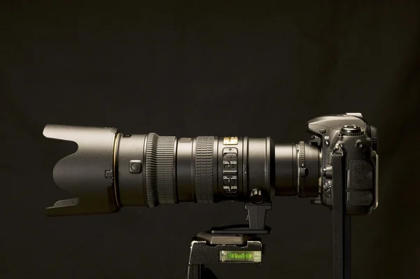 Professionele digitale Camera en Zoom Lens Stockfoto