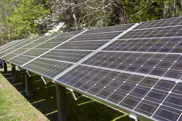 Close Up Solar Panel Array — Stock Photo, Image