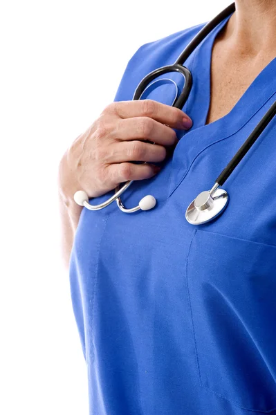 Nurse With Stethoscope — Stock Photo, Image