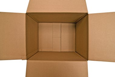 Overhead Cardboard Box