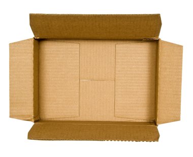 Overhead Cardboard Box