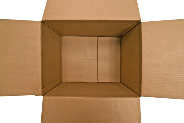 Накладні картонні коробки — стокове фото
