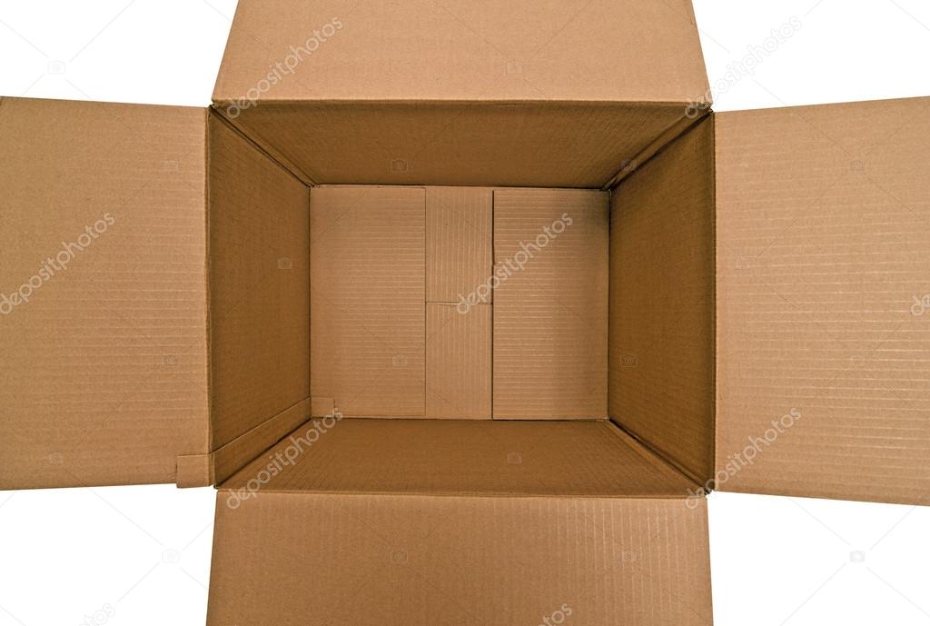 Overhead Cardboard Box