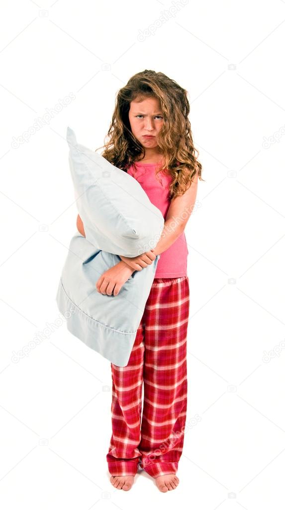 Little Girl Doesn't Want To Go To Bed Yet — Stock Photo © whitestar1955