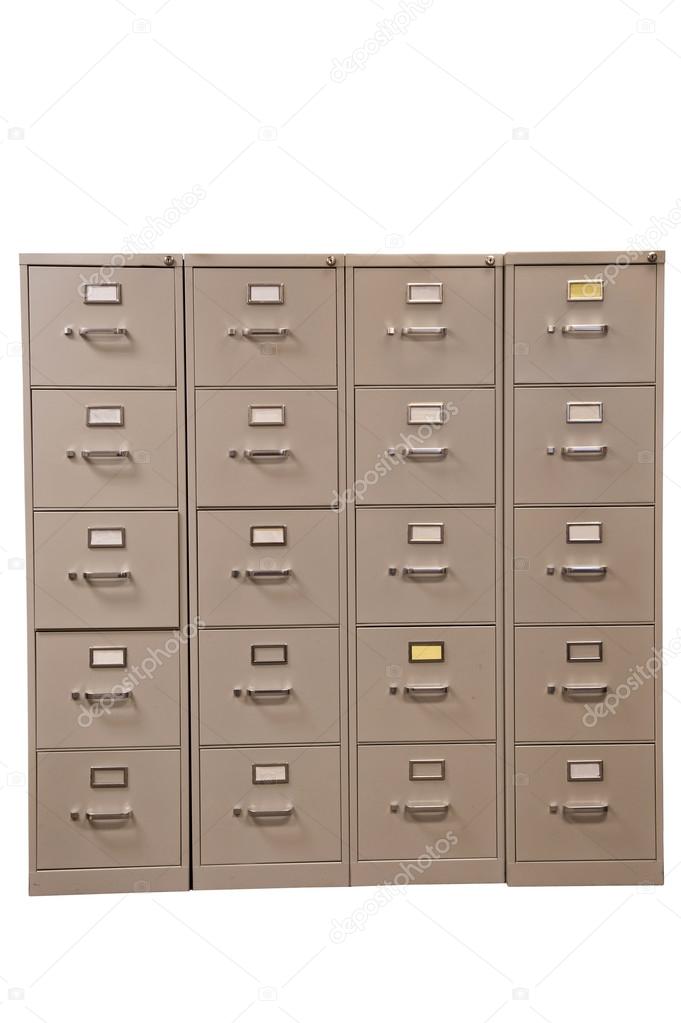 Row Of File Cabinets
