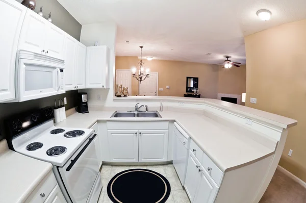 Modern Apartment Kitchen Design — Stock Photo, Image