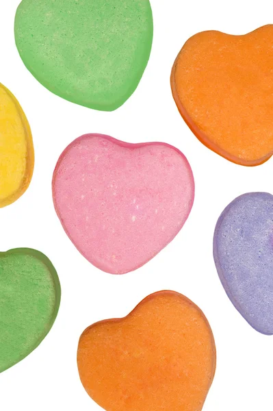 Blank Valentine 's Day Candy Hearts — стоковое фото